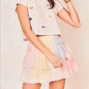 Love shack fancy Tully skirt